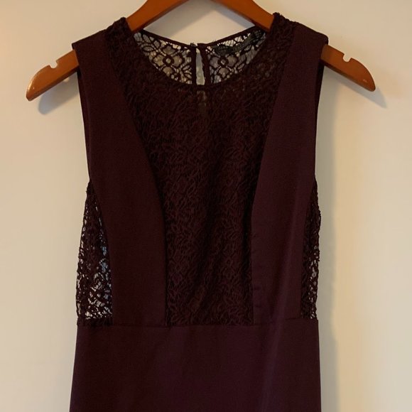 Zara Trafaluc Plum Purple Lace Mini Dress - Picture 11 of 13